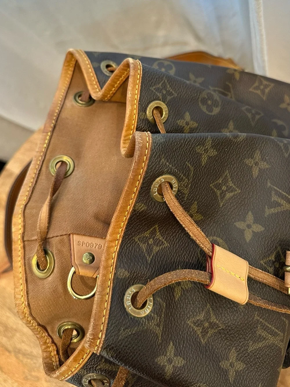 Louis Vuitton Montsouris MM Vintage Monogram Backpack